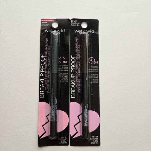 Wet N Wild Eyeliner Bundle Breakup Proof Pencils Retractable Eye Makeup - Picture 7 of 7